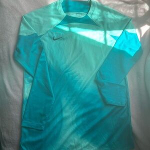Nike Dri-Fit , Slim Fit Teal/Mint Long sleeve for athletic wear!